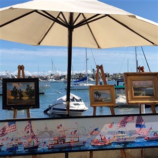 Balboa Island Artwalk & Newport Harbor Cruise 