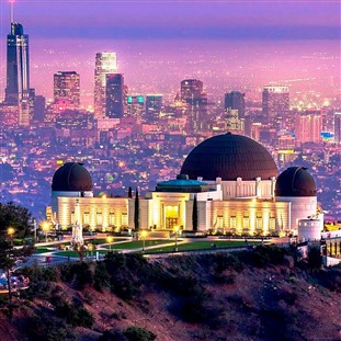 Nighttime Visit to the Griffith Observatory