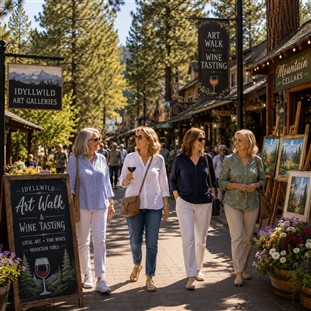 Wander & Wine: Idyllwild’s Creative Art Escape