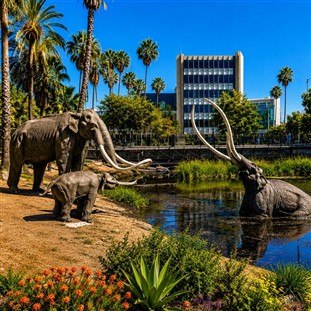 La Brea Tar Pits & L.A. Farmers Market