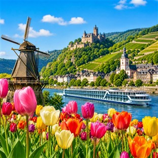 Tulip Time on Jewels of the Rhine River
